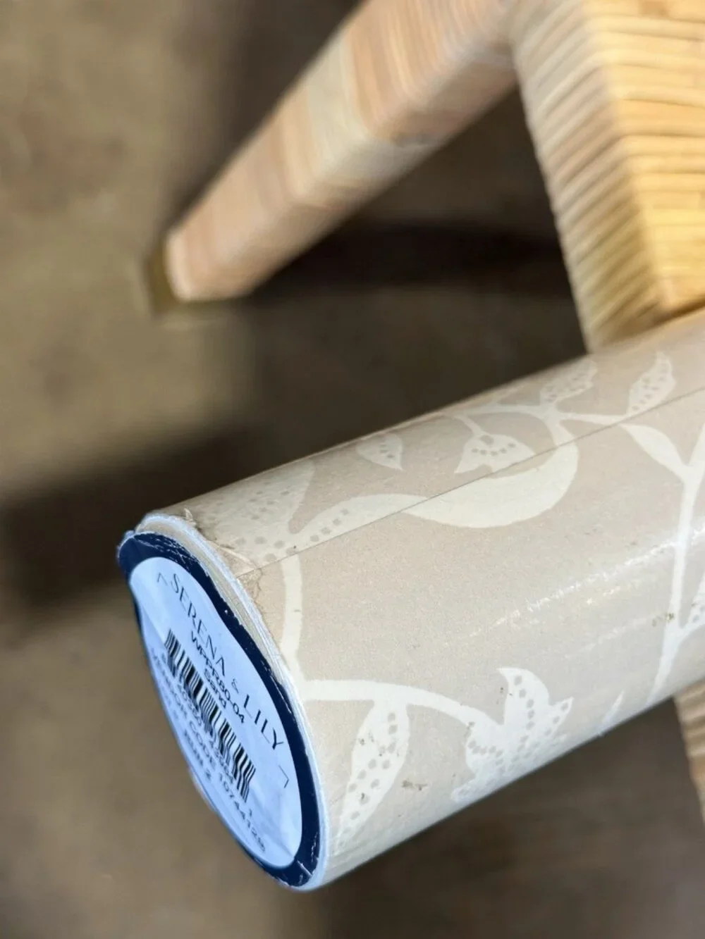 NEW Serena & Lily Deauville Wallpaper-Sand Beige